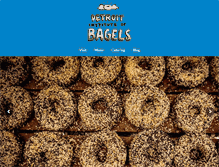 Tablet Screenshot of detroitinstituteofbagels.com